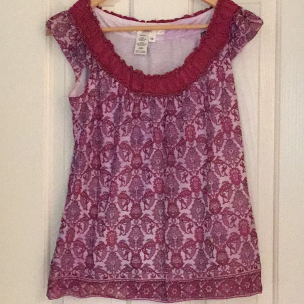 Studio M cap sleeve top